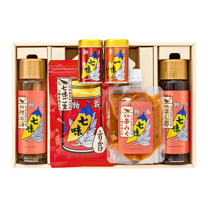 YA-1◎唐からしセット | 八幡屋礒五郎オンライン