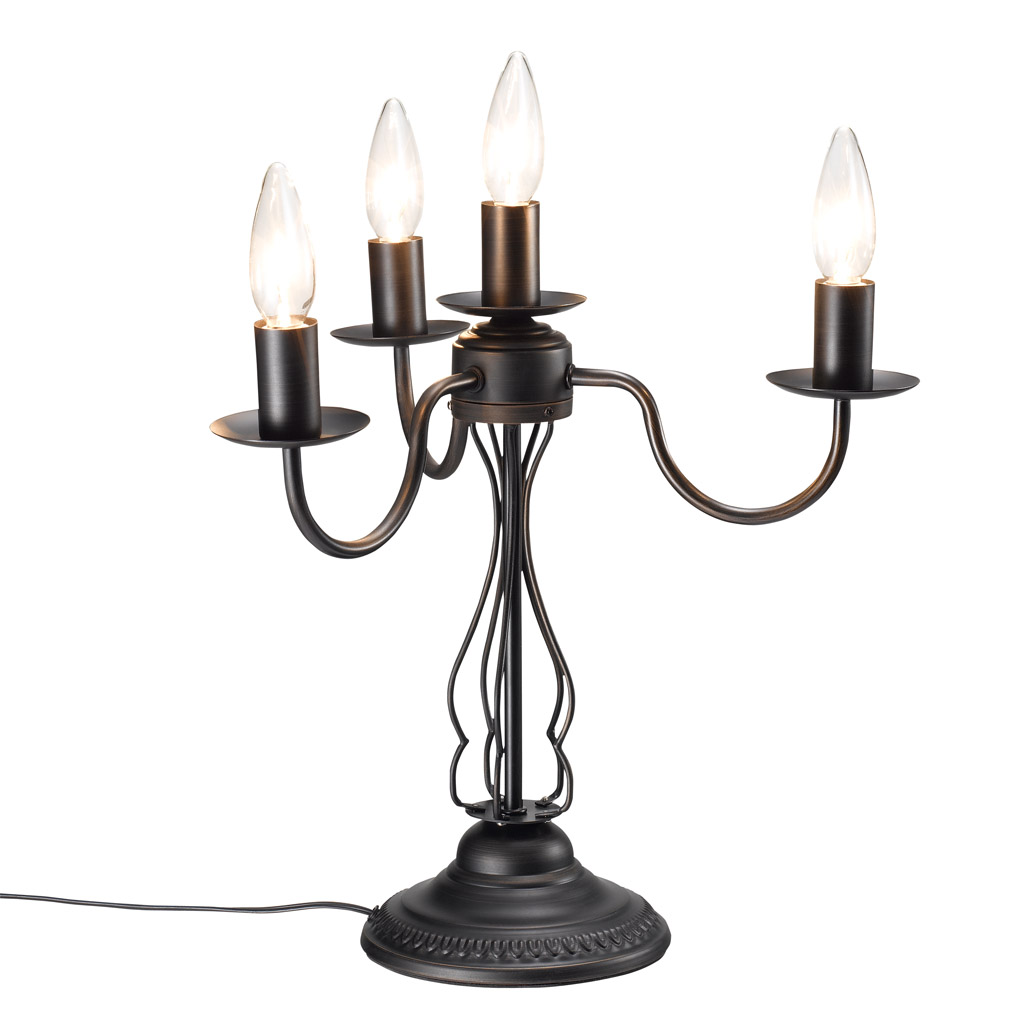 アンティーク調スタンドライト4灯｜YAZAWA CORPORATION