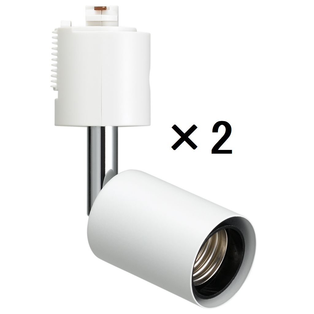 スポットライトショートE26電球なし 2個入り白｜YAZAWA CORPORATION