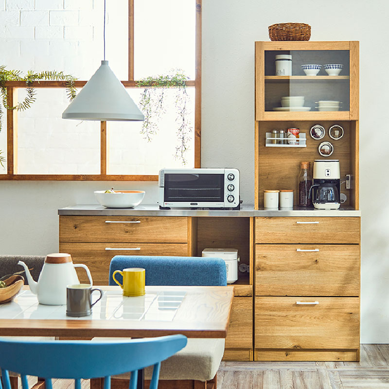 食器棚 マグネットキッチンボード 60幅 [リンツ60オープンダイニング