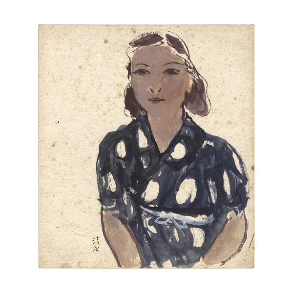 伊藤清永 裸婦 パステル画 136/195 伊藤清永 裸婦 パステル画 136/195