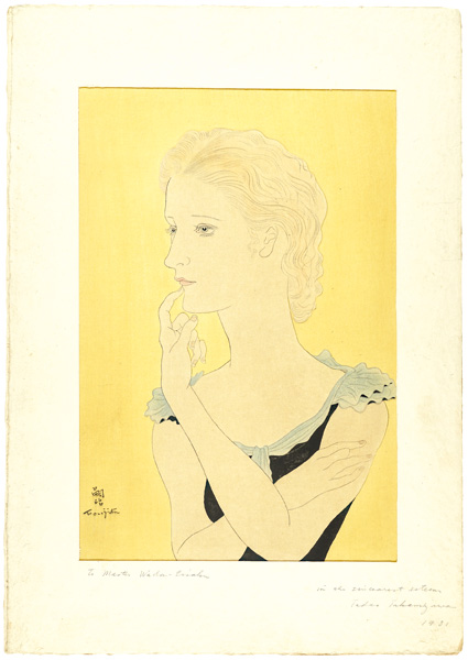 藤田嗣治（レオナール・フジタ）「青衣の少女」 | 山田書店美術部