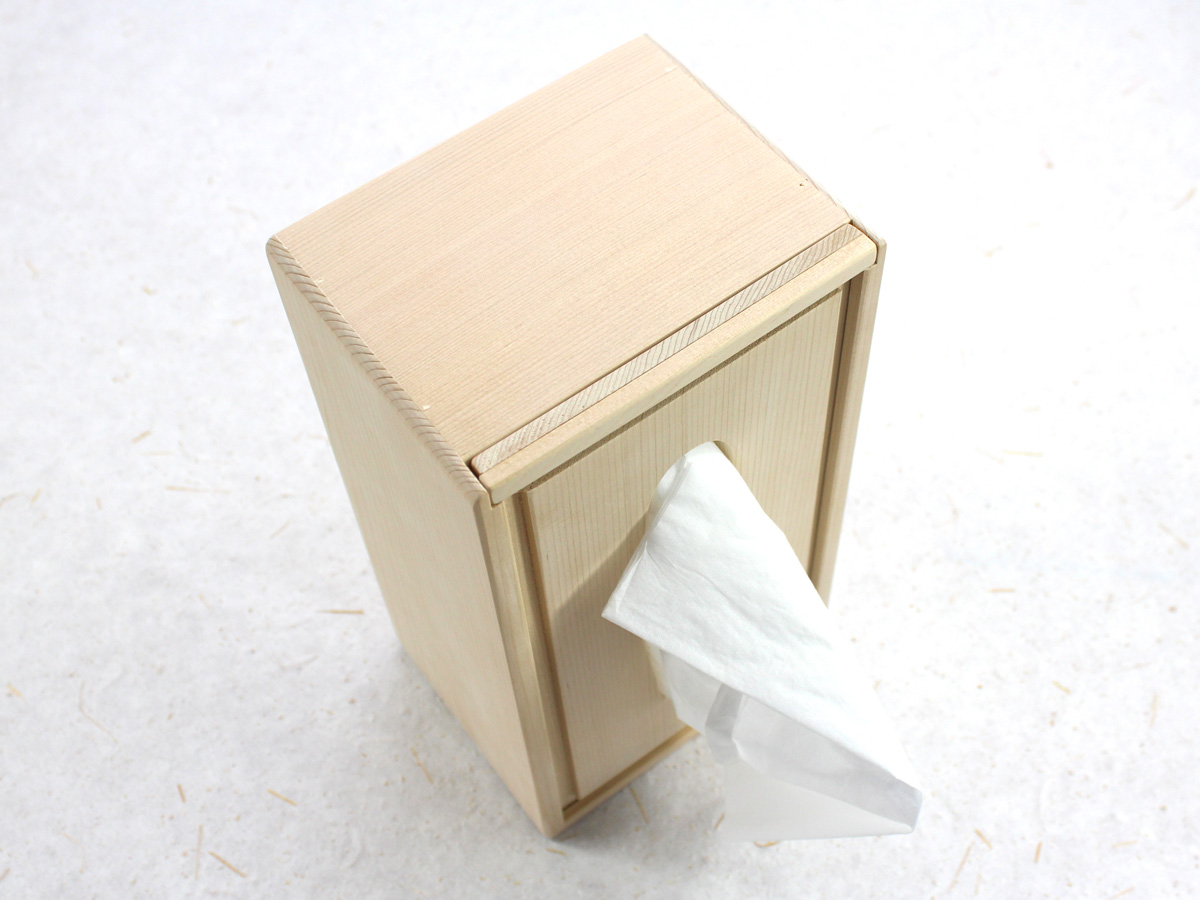 青森ヒバ専門店,わいどの木,青森ヒバ,抗菌！ティッシュボックス