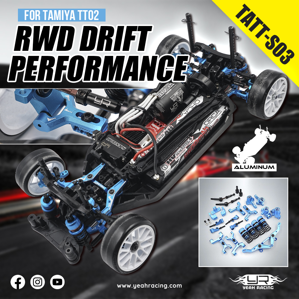 Optional Parts For Tamiya TT02 RWD Drift Conversion | Tamiya TT02