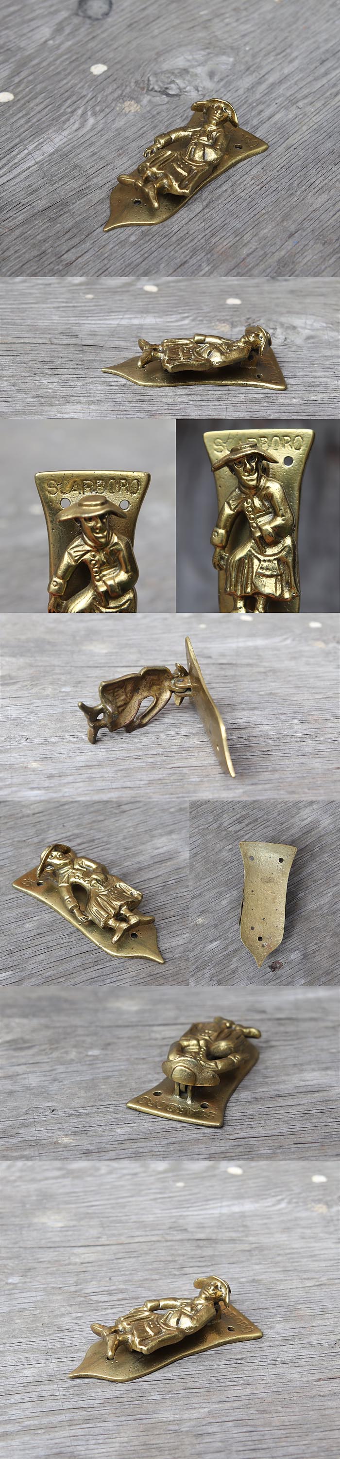 イギリス アンティーク ドアノッカー/真鍮製/ブラス/インテリア雑貨