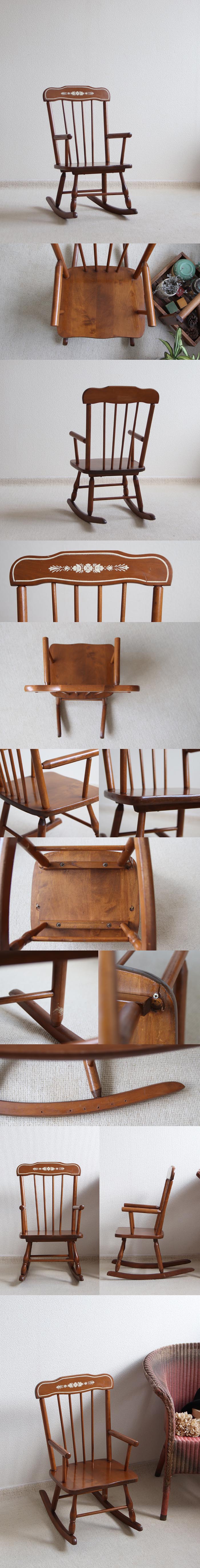 イギリス ビンテージ チャイルドロッキングチェア/スティックバック