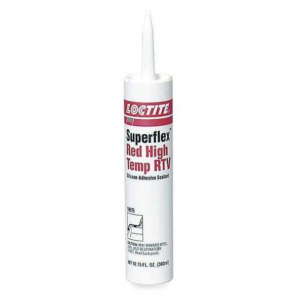 Loctite High Temp. Gasket Sealant, 300 mL, Red, Temp Range -75 to