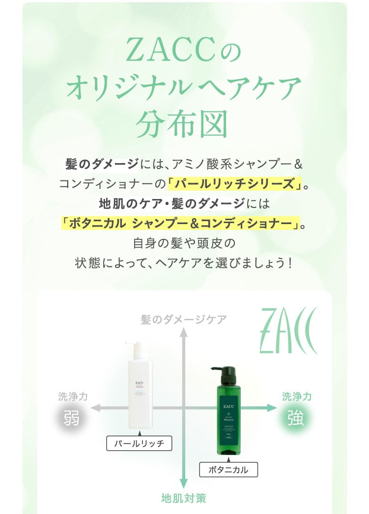 ZACC パールリンスコンディショナー 3本セット ZACC パールリンス