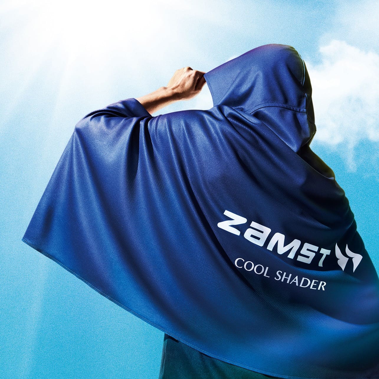 COOL SHADER 冷感ポンチョ（冷感タオル） スポーツ中の暑さ・日焼け