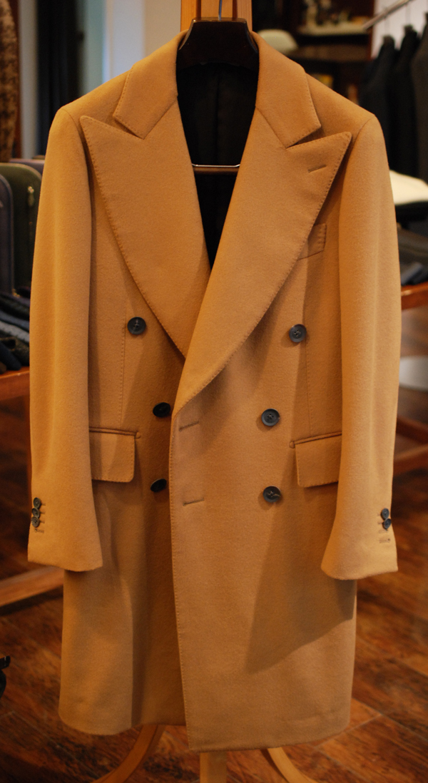 キャメルダブルチェスターコート | ZERBINO BLOG