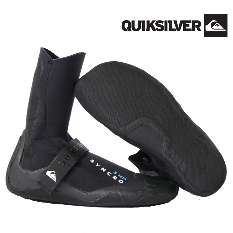 クイックシルバーウェットスーツのサーフブーツ、サーフグローブが入荷