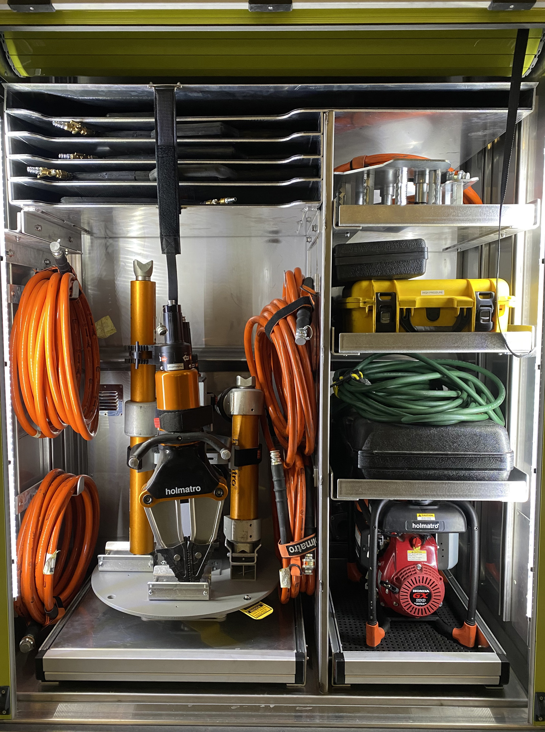 Multiple Extrication Tool Holder with Ram Mount | Ziamatic Corp