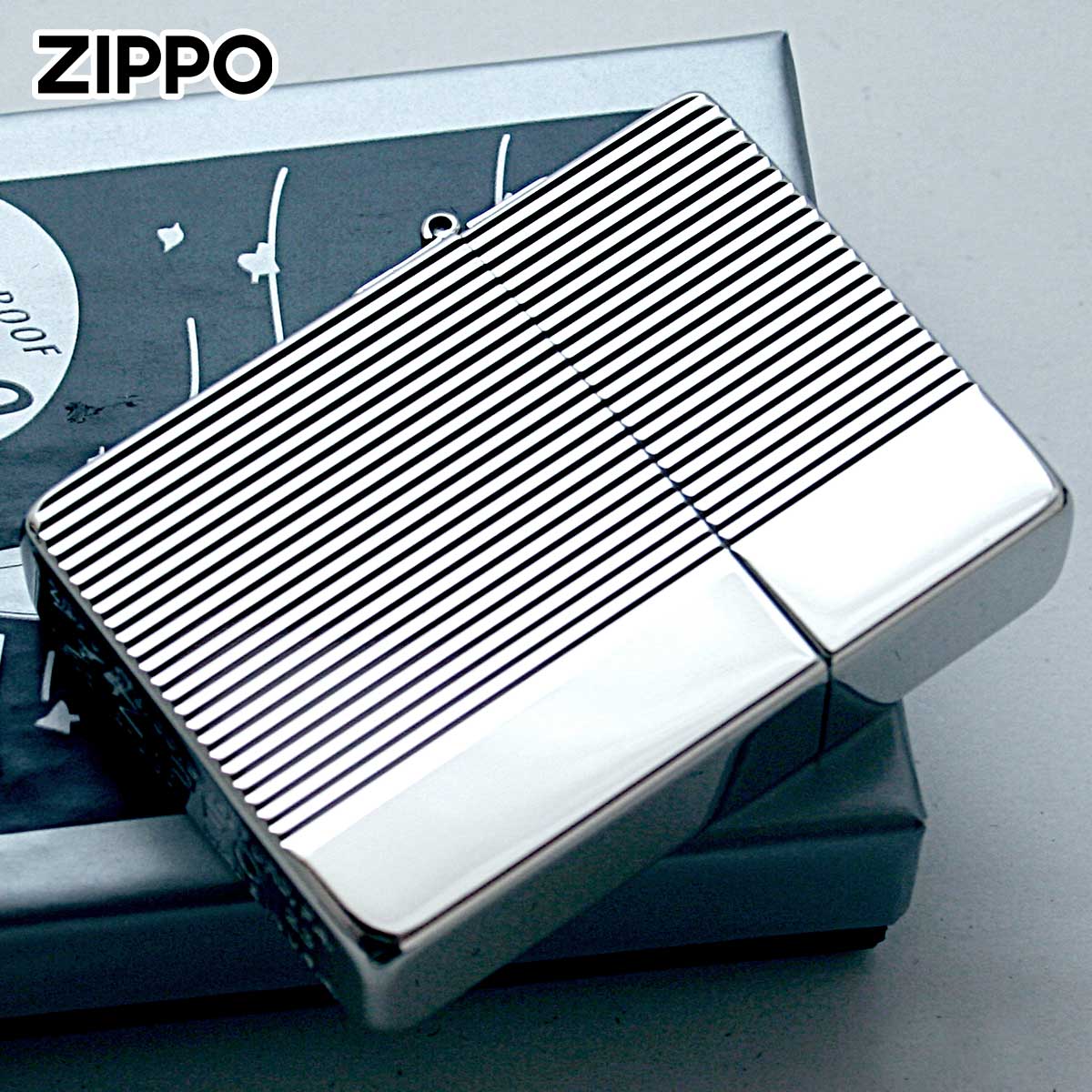 Zippo ジッポー 1935レプリカ ダイヤカットライン シルバー 1201S289