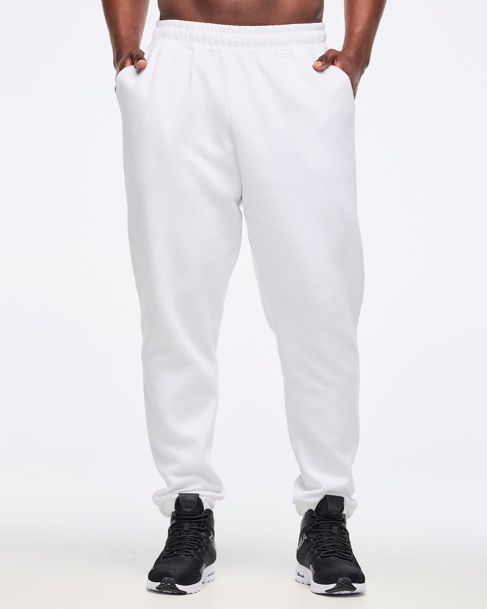 Zumba Sparkle High Waisted Joggers 白S 新品 Zumba Sparkle High