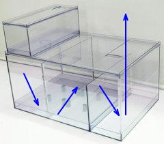 ウェット式濾過槽