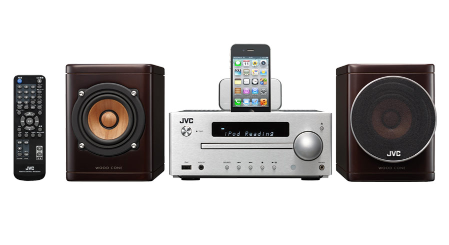 P*戸様 JVC CA-EXN1 ウッドコーンスピーカー コンパクトコンポーネン