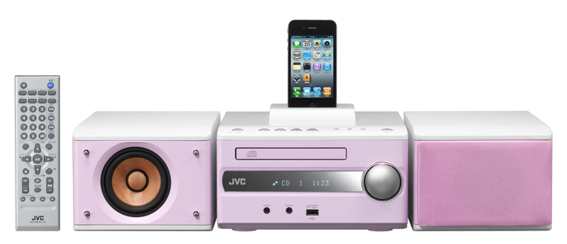 JVC ミニコンポ CDプレーヤー USB接続 EX-S1 iPod/iPhone対応