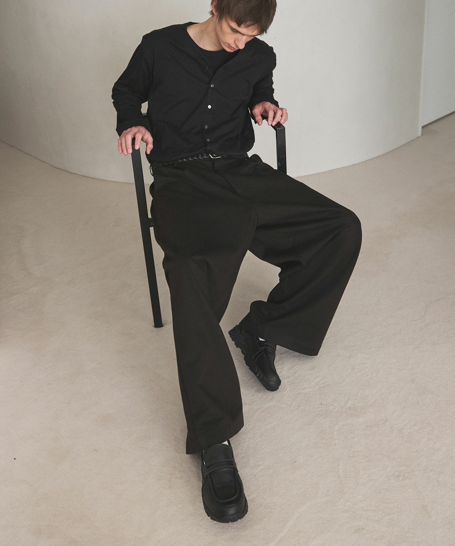 Vibram × OPENING ACT] ボリュームVIBRAMソールリアルレザースウェード