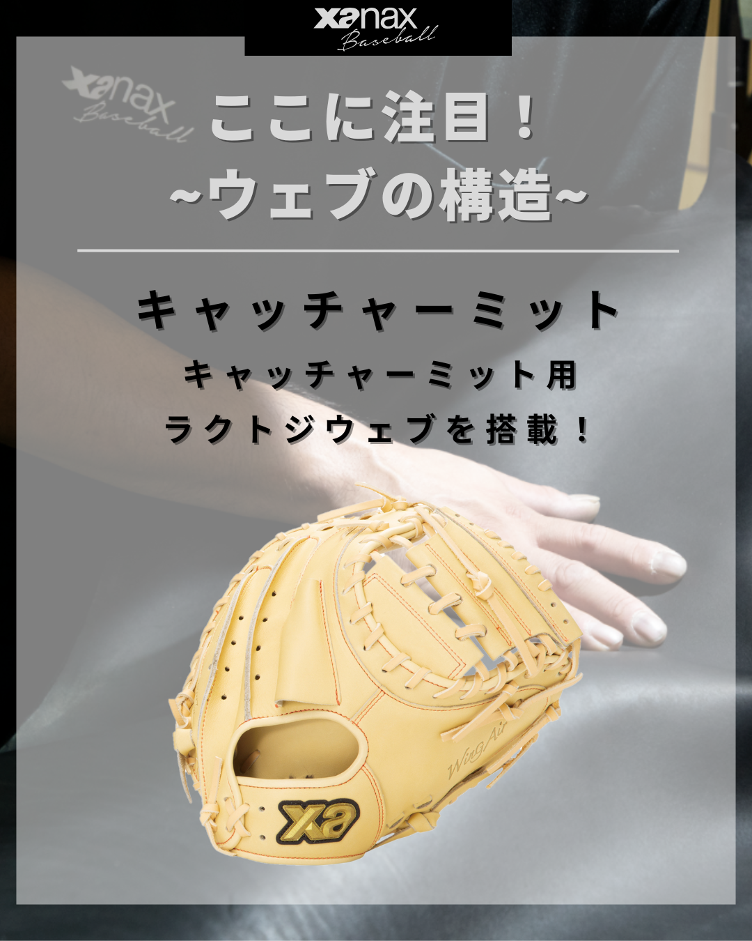 軟式ジュニア用キャッチャーミット 【MC1型】｜ザナックス公式