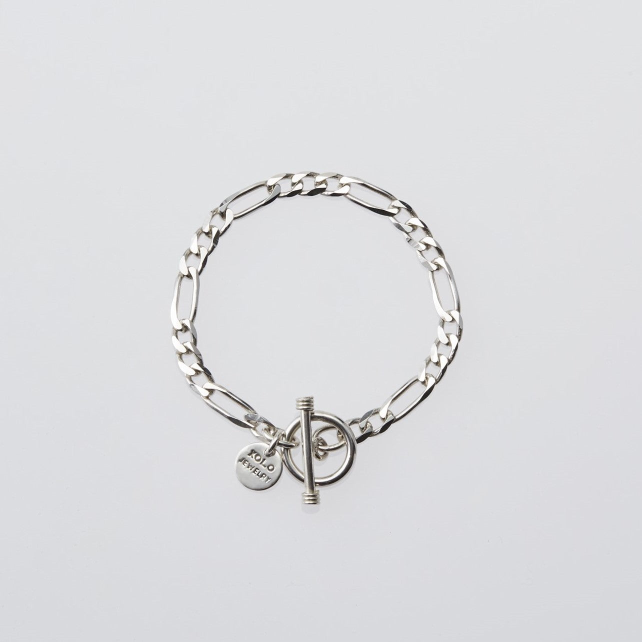 Figaro Link Bracelet 6mm – XOLO JEWELRY