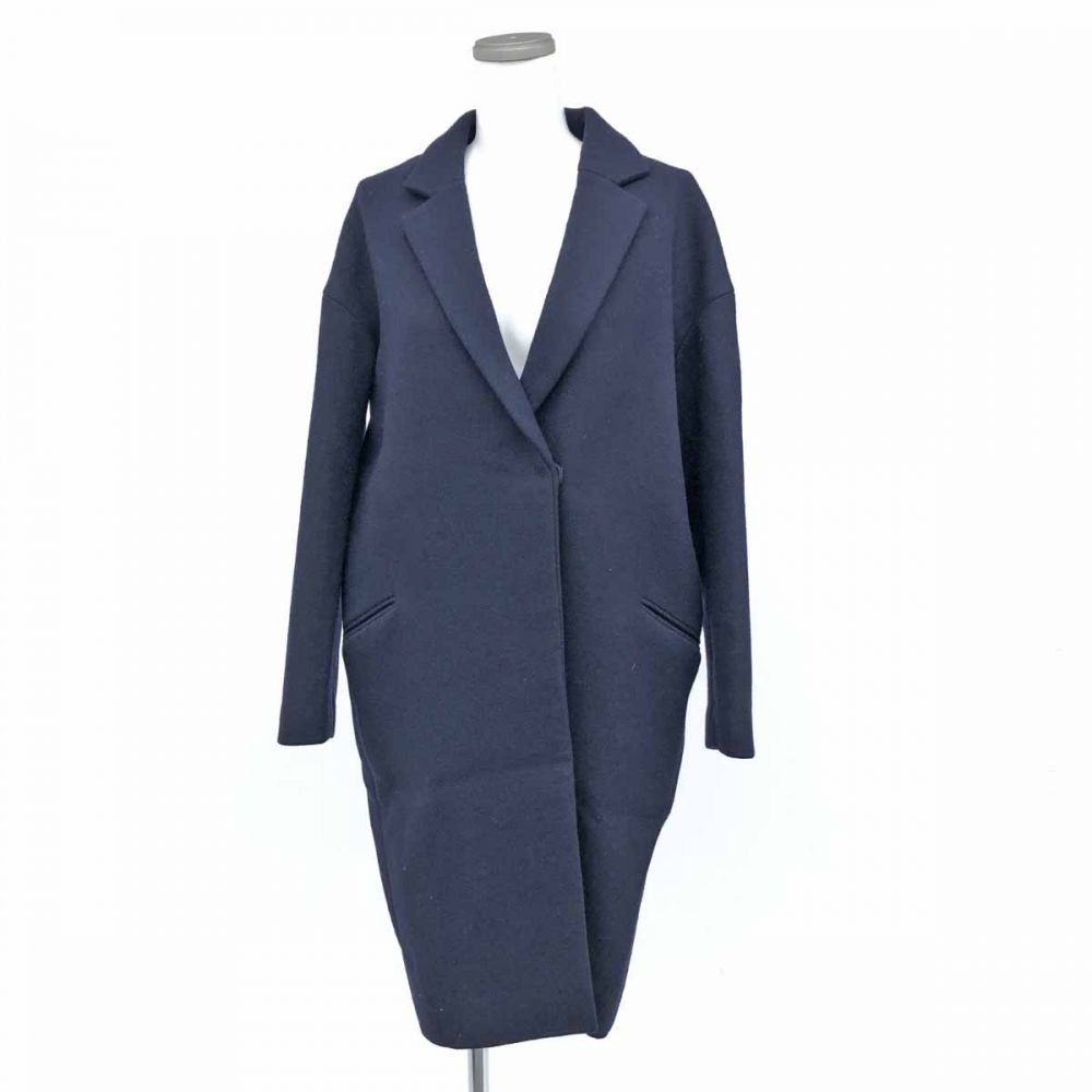 ミューズドドゥーズィエムクラス/チェスターコート/ネイビーの高価買取