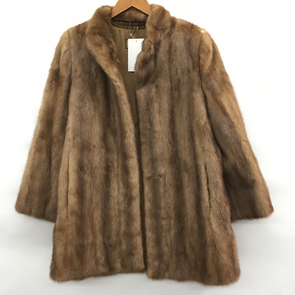 ロティニー/サガミンク/コート/ブラウン/ネーム入りの高価買取