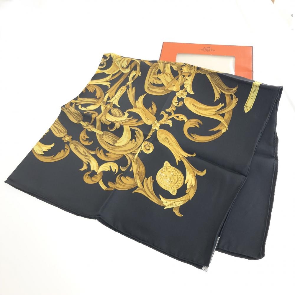 エルメス/スカーフ/カレ90/Le Mors a la Conetable/轡の気品/シルク100