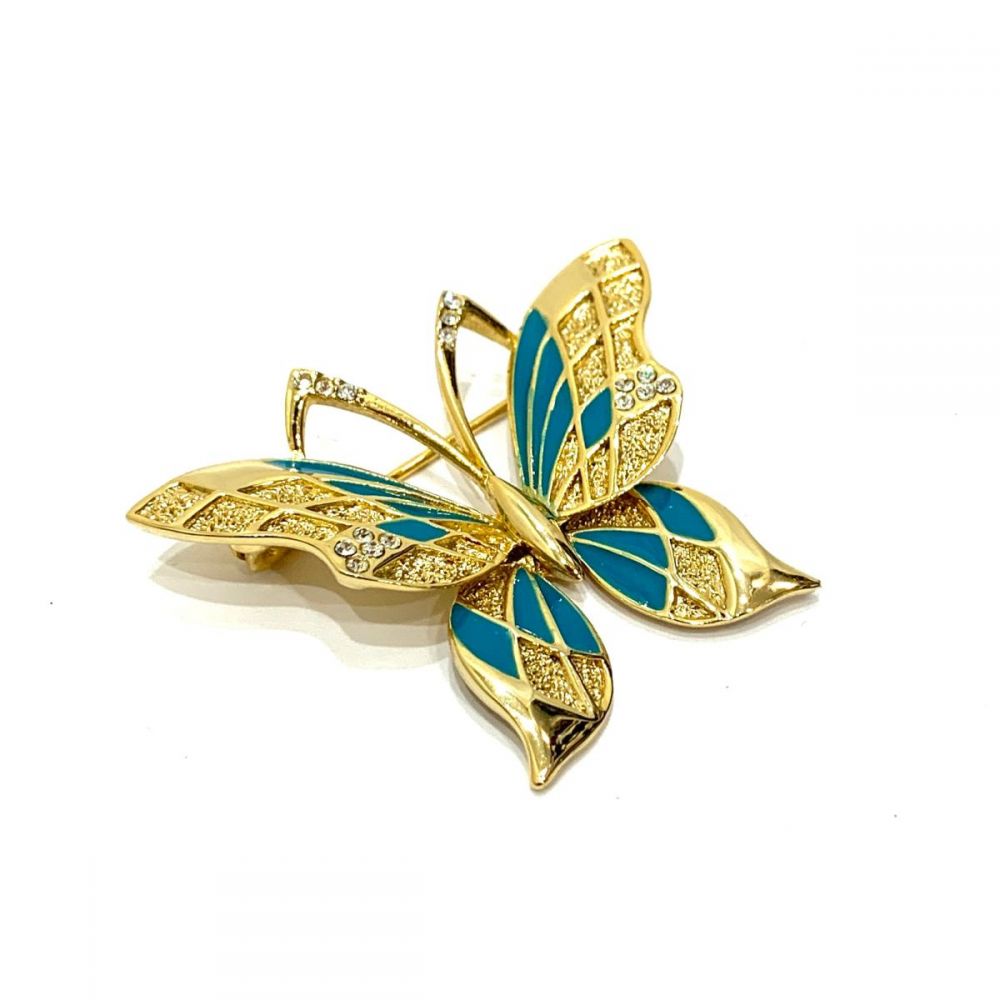 バレンシアガ/ブローチ/バタフライ/ラインストーンの高価買取