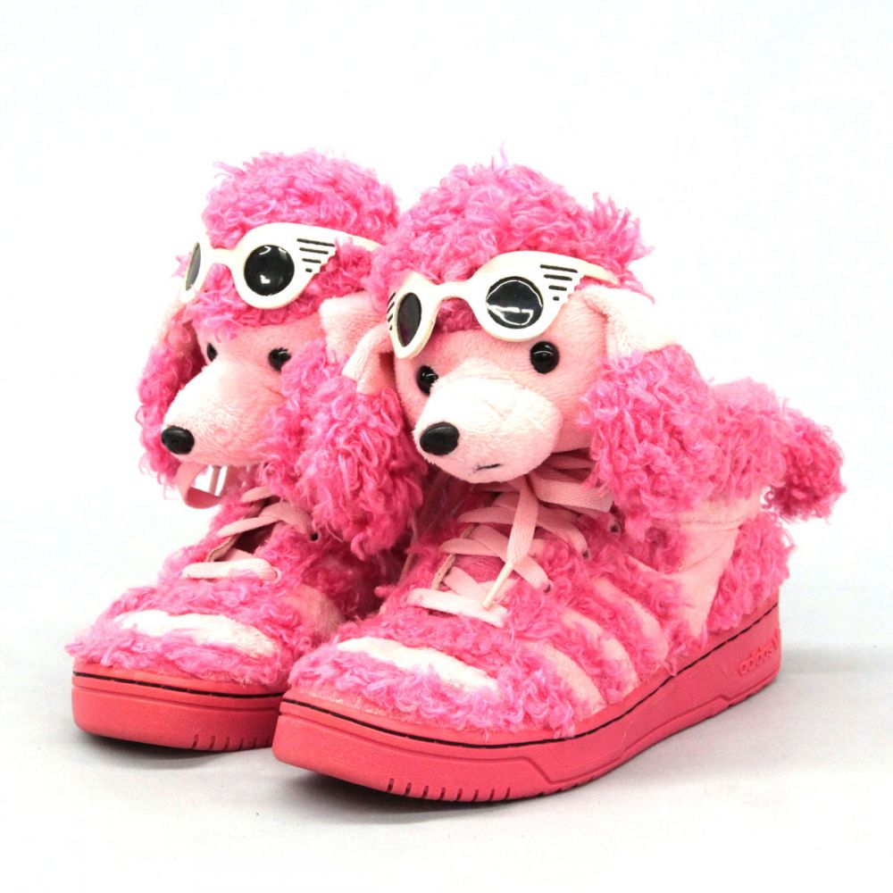 アディダス×ジェレミースコット/スニーカー/Q23499/プードル/ピンク