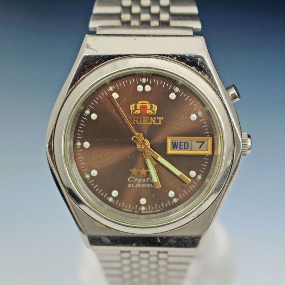 オリエント スリースター 21石 自動巻き腕時計の高価買取【リサイクル