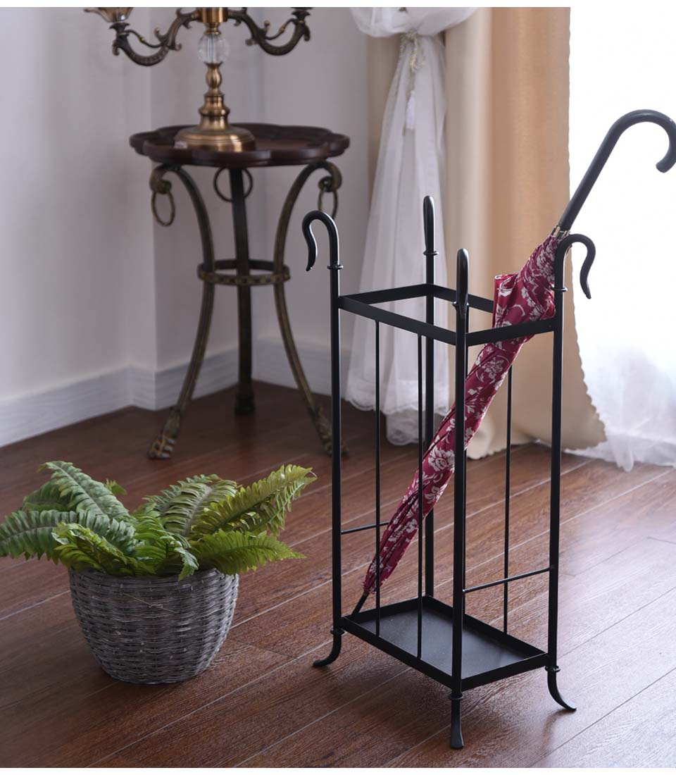 ヨーロピアン調 アンティーク スクエア傘立て(アンブレラスタンド｜Y