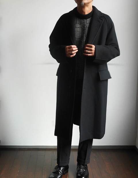 AURALEE Cashmere Wool Mosser Chesterfield Coat | 大阪心斎橋の