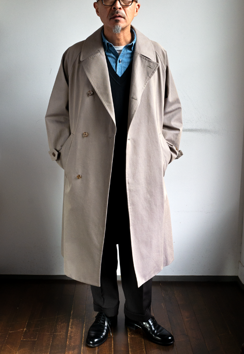 ULTERIOR Chambray Gabardine Over Coat | 大阪心斎橋のメンズ洋服の