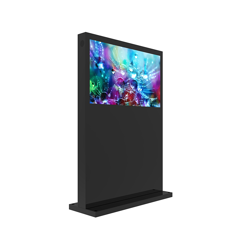 49インチ自立スタンド横型ファン冷却型タッチパネル屋外用デジタル