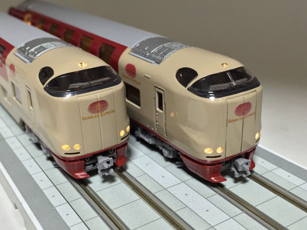 285系0番台サンライズエクスプレスを弄る。その3 Assyパーツで
