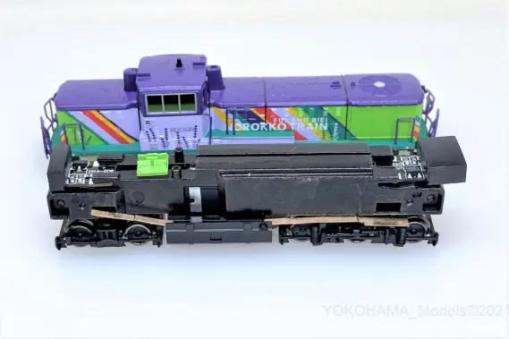 DE15-1535号機 富良野・美瑛ノロッコ号牽引機が入線しました。MICROACE