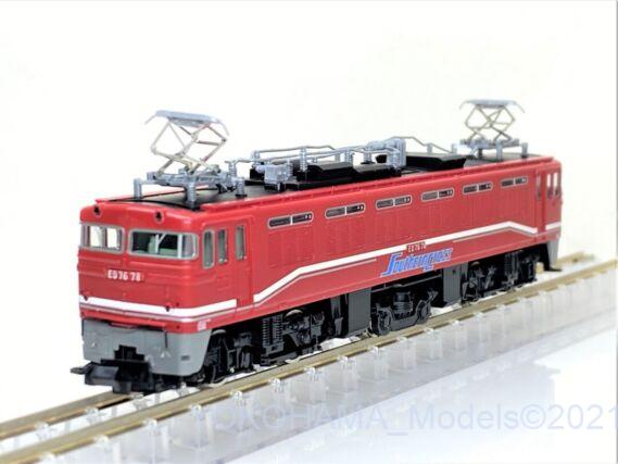ED76 78号機・サザンクロス塗装が入線です。TOMIX 9194 限定品