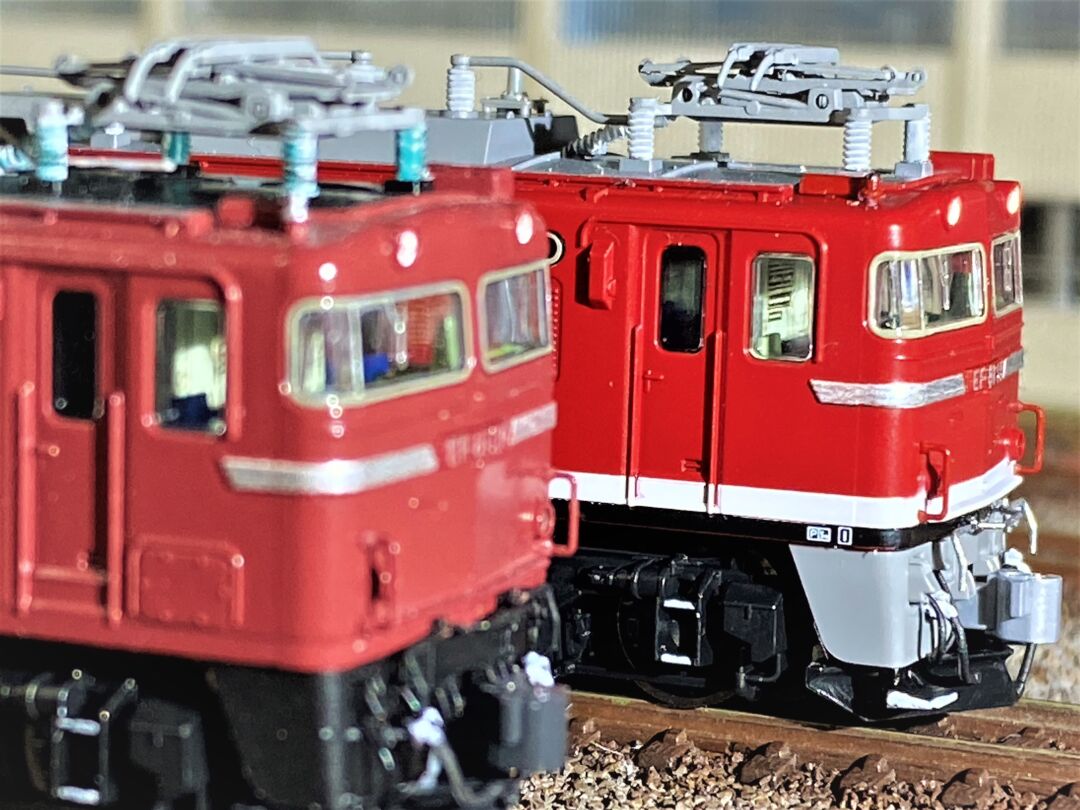 EF81 95号機 レインボー塗装・Hゴムグレー を弄る。その3 北斗星1号