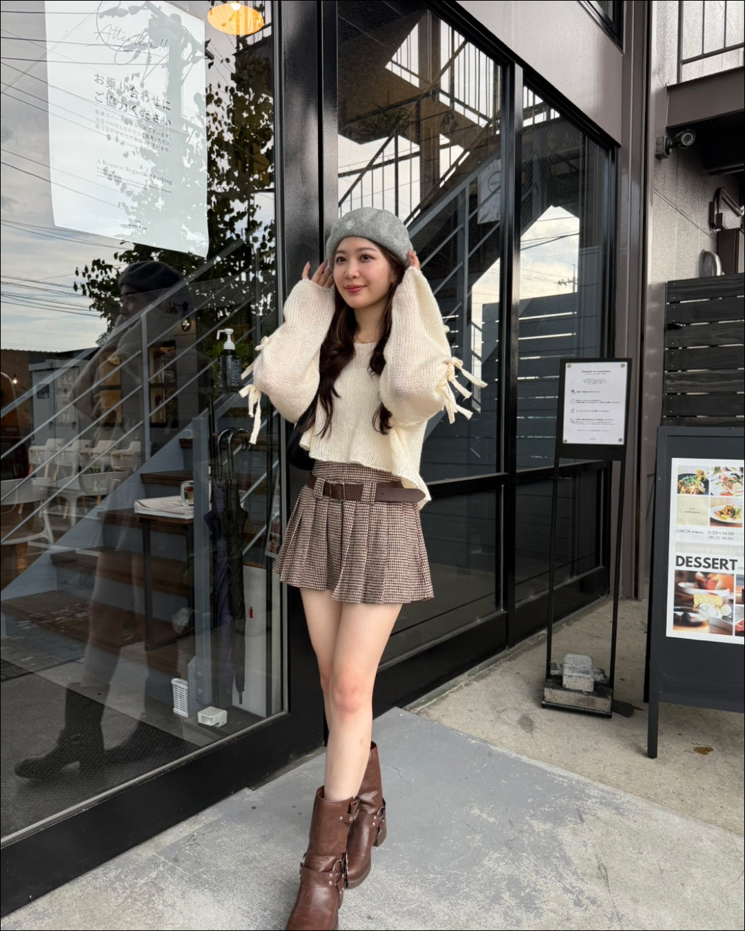 再販】ベルト付きチェックミニスカート B0314 – YOLO（ヨロ