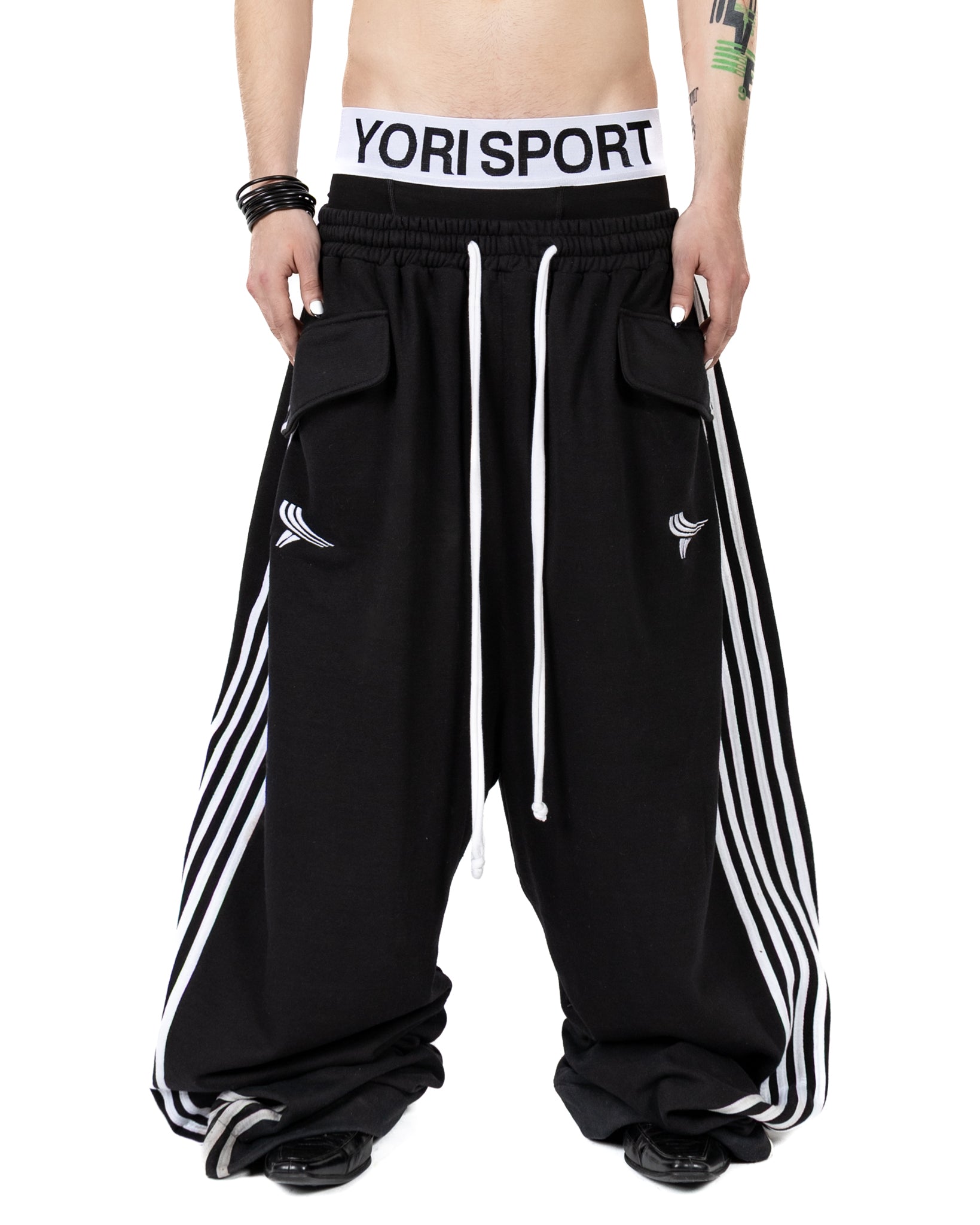 Double Logo 5-Stripe Sweatpant | YORI