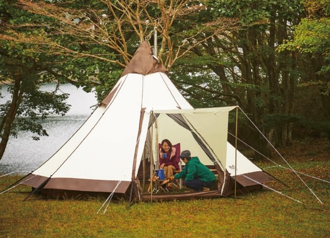 OGAWAモノポールテントPilz15-2 ➕ logosコット2個 OGAWAモノポール