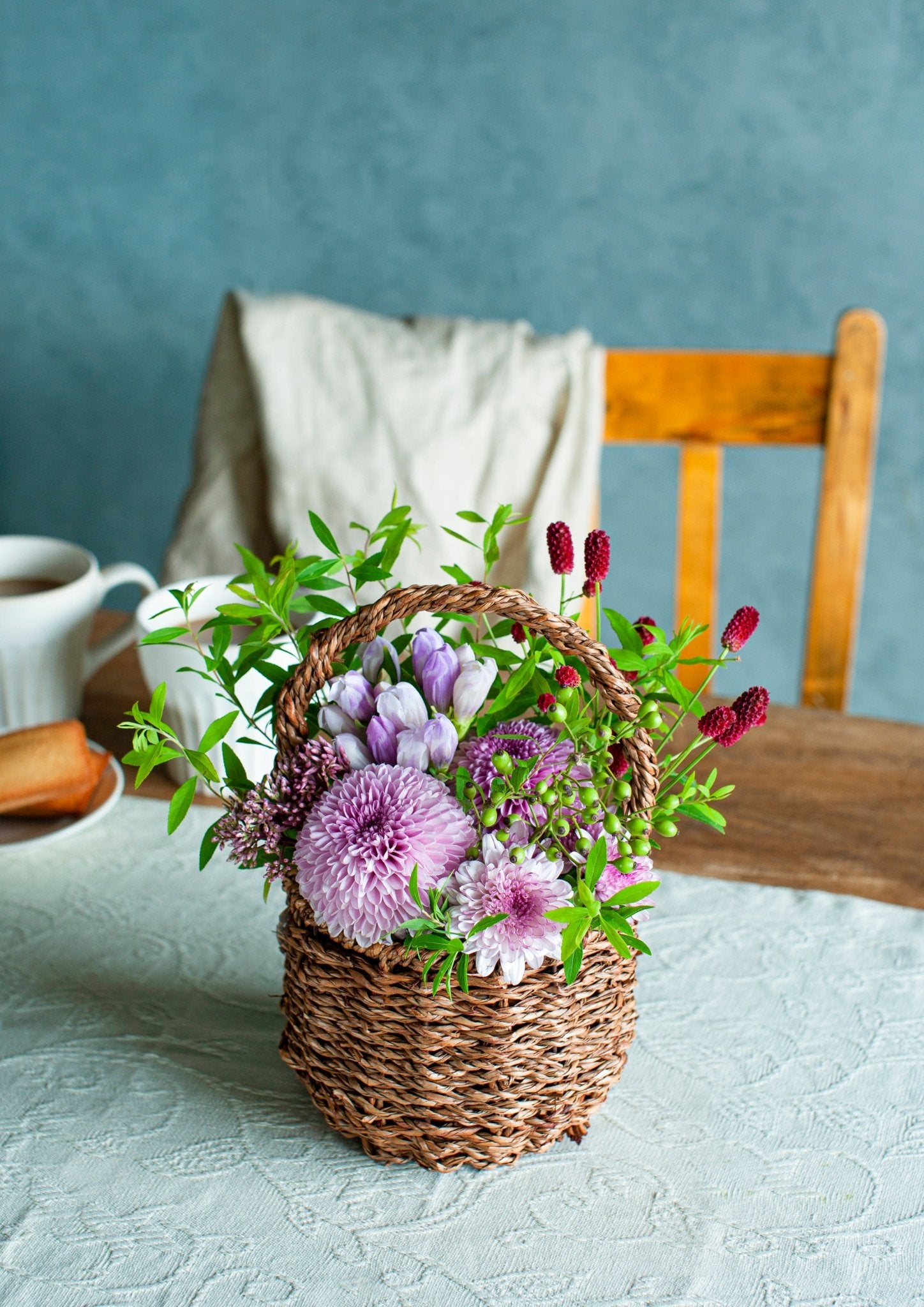 2024年 オータムギフト 期間限定 和風フラワーアレンジメントS 「momo