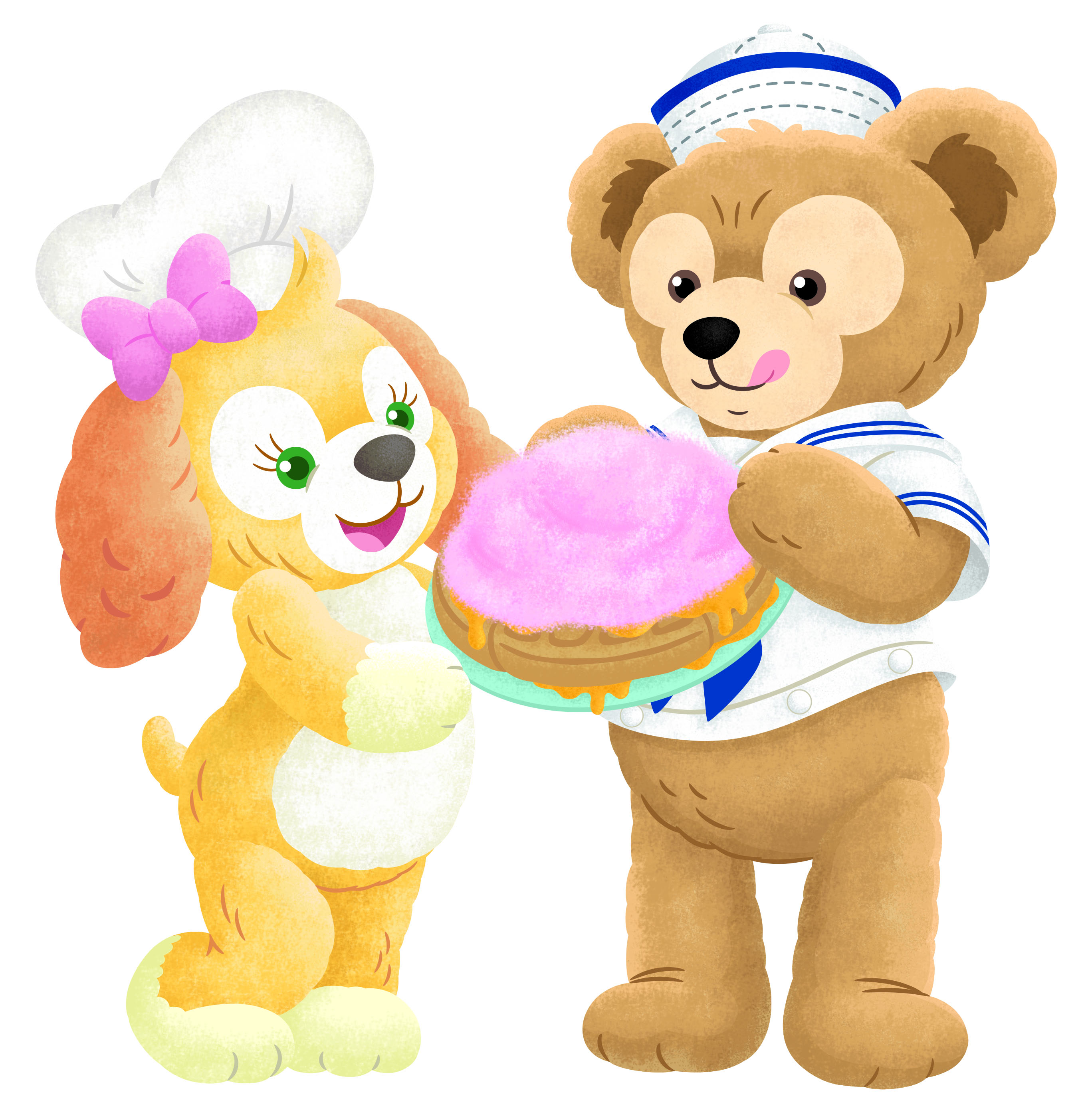 ディズニー ダッフィーフレンズ クッキーアン カラビナ ディズニー