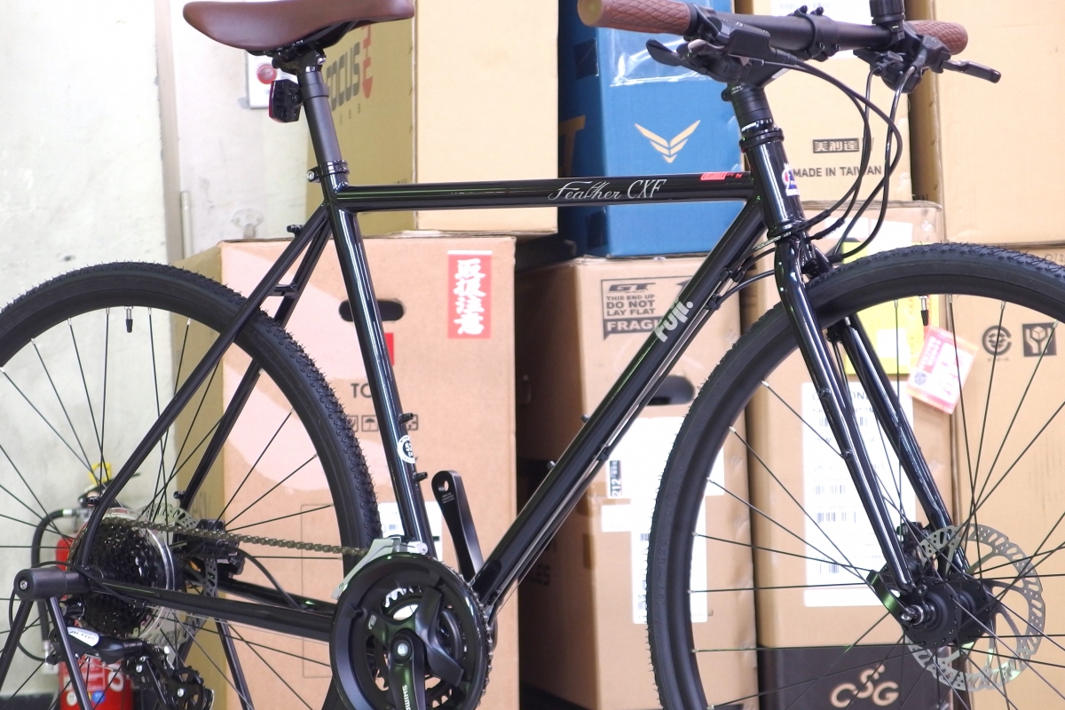 DARKROCK クロモリフラットバーロード クロスバイクsram 11s DARKROCK