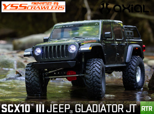 Axial SCX10 III ジープ グラディエーター JT RTR！[ガンメタ