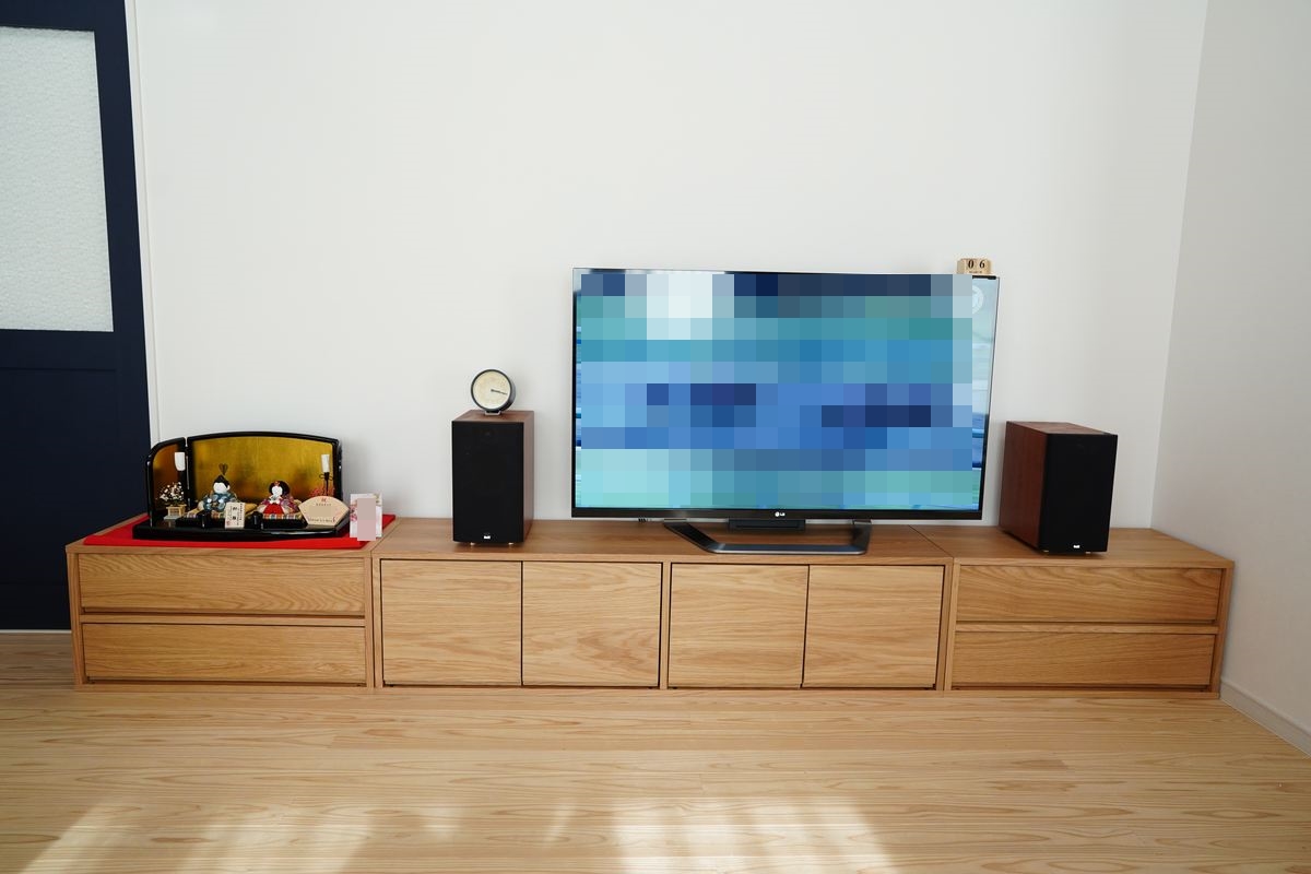 新居に無印良品のテレビ台を購入したら最高でした | ユメオの新築