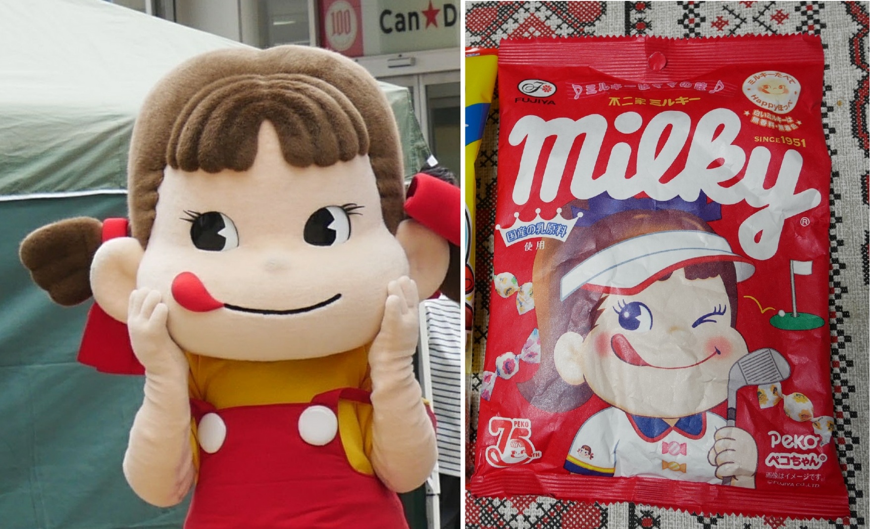 不二家の「ペコちゃん・ポコちゃん」写真集｜ゆるキャラ