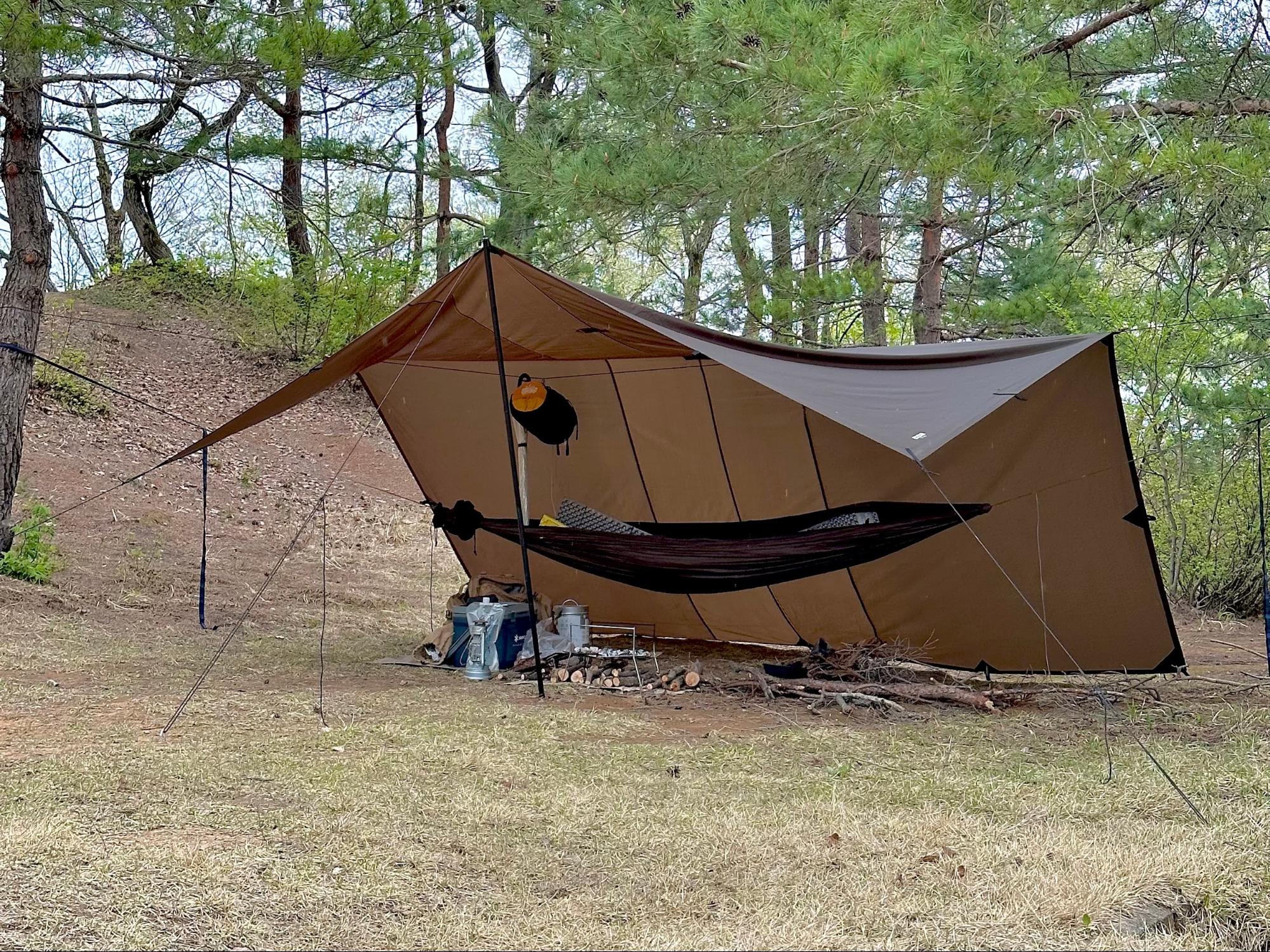 DDタープ 4.0☓4.0 コヨーテブラウン DDタープ 4.0☓4.0 コヨーテ