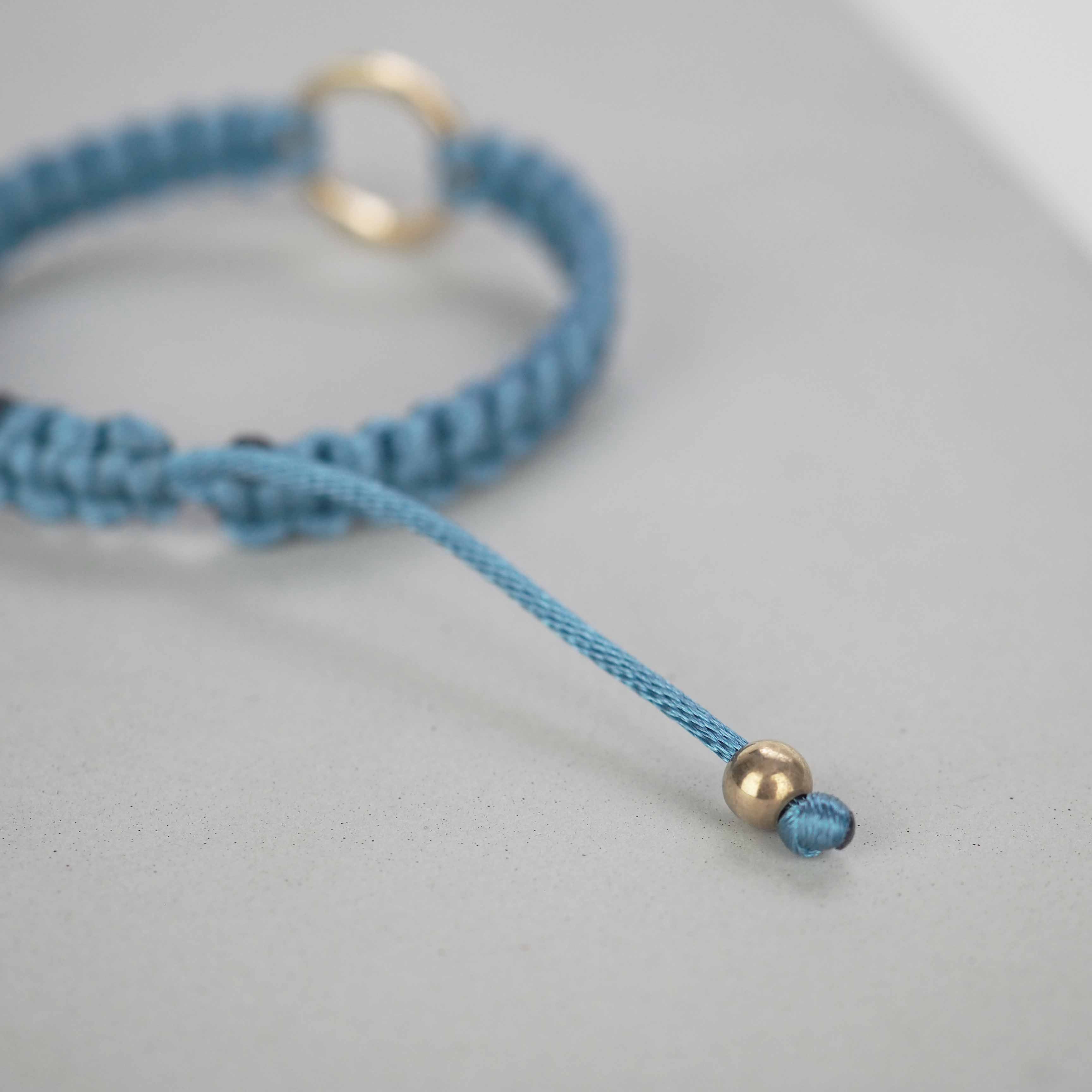 Bracelet -The SUN- Oriental Blue ゴールド ブレスレット – yuzen