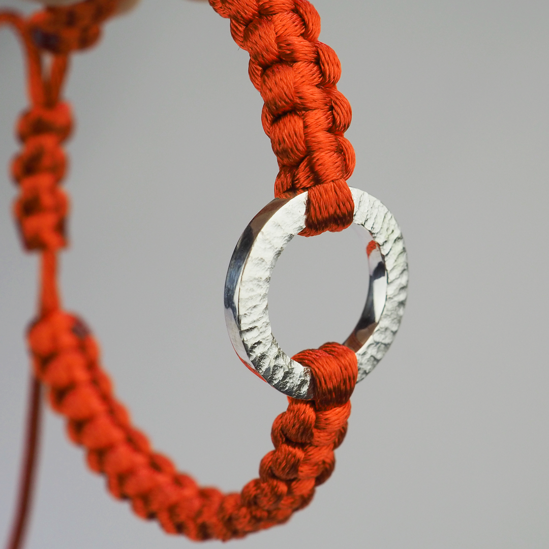 Bracelet -Dawn- Vermilion シルバー ブレスレット – yuzen-official